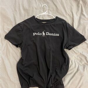 Ralph Lauren Black Polo Denim Tee